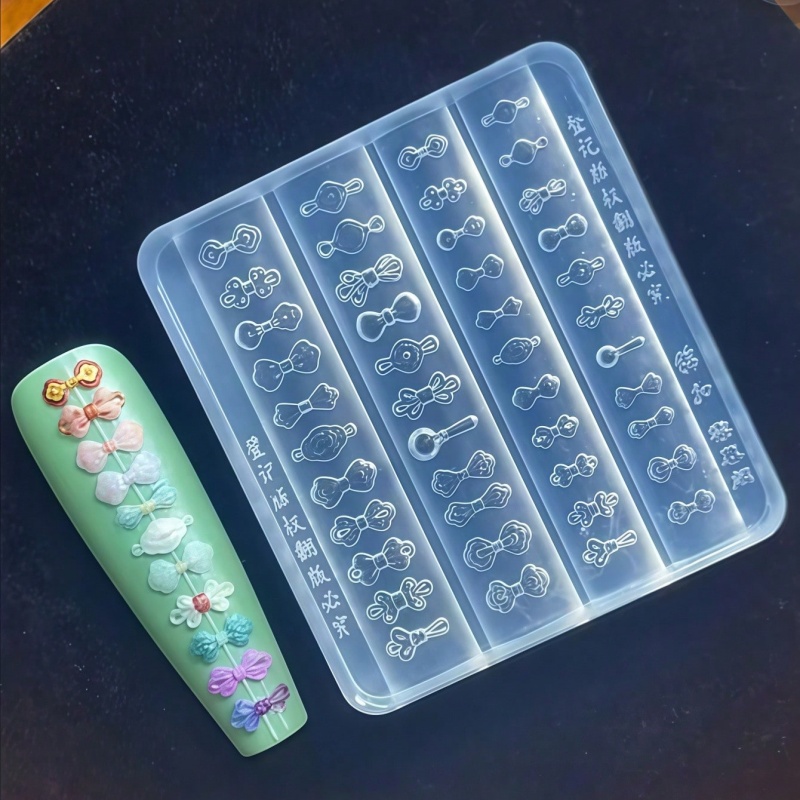 Nail Art Vintage - Molde de Silicona para Arte de