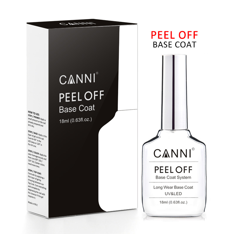 CANNI Set de 2 Piezas de Base  - Peel Off Base Coat reseña y precio