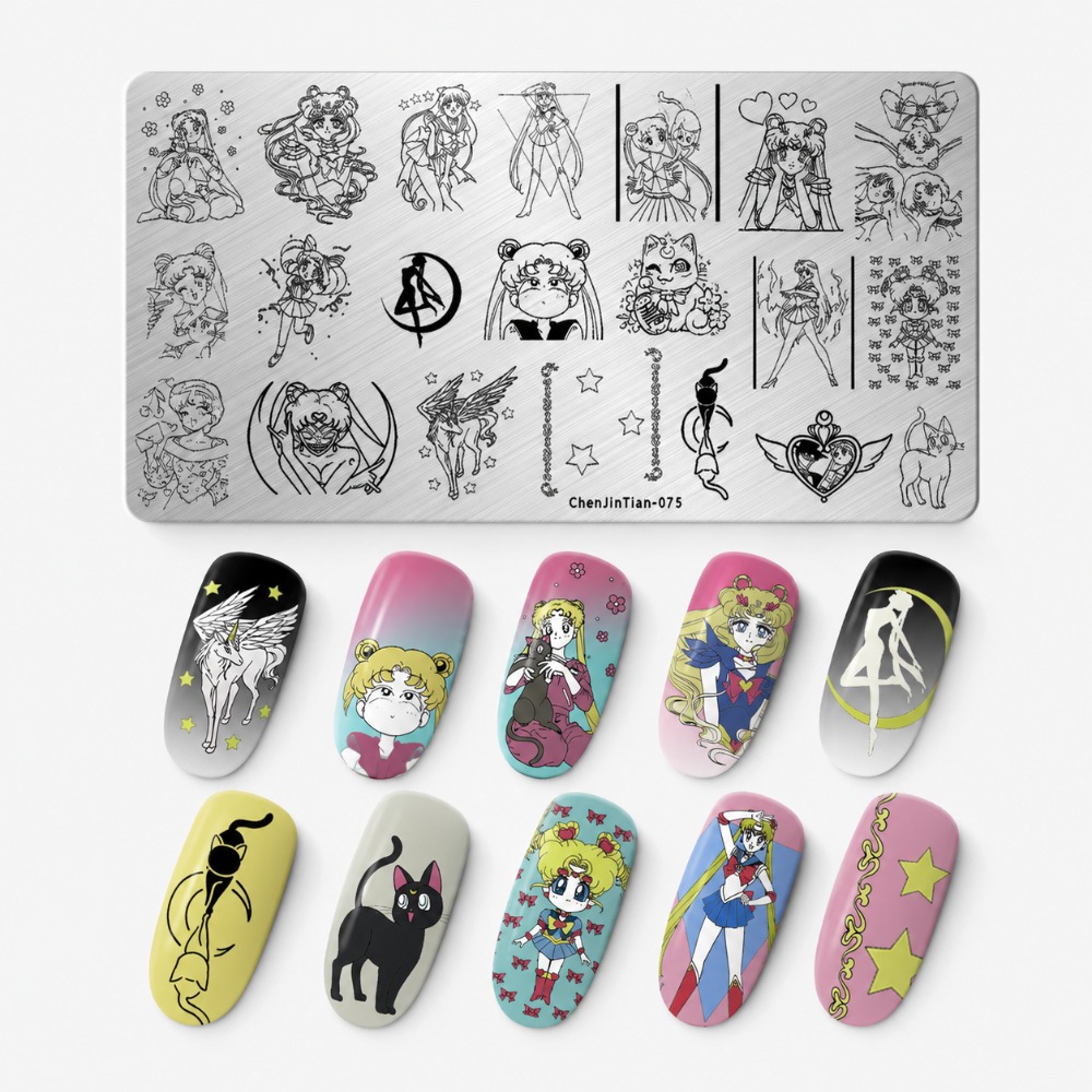 Placa de Estampado de Uñas con - Nail Art Inspo reseña y precio