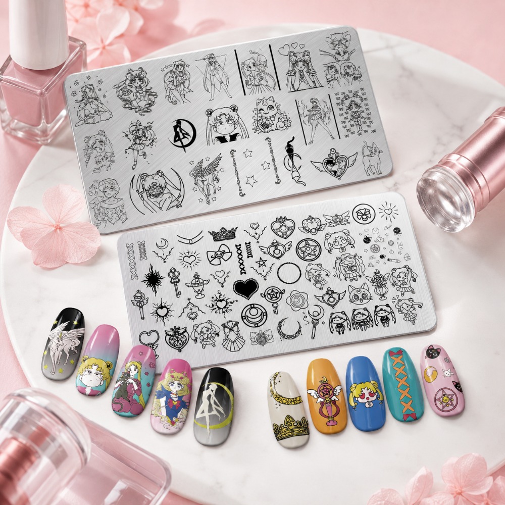 Placa de Estampado de Uñas con - Nail Art Inspo reseña y precio