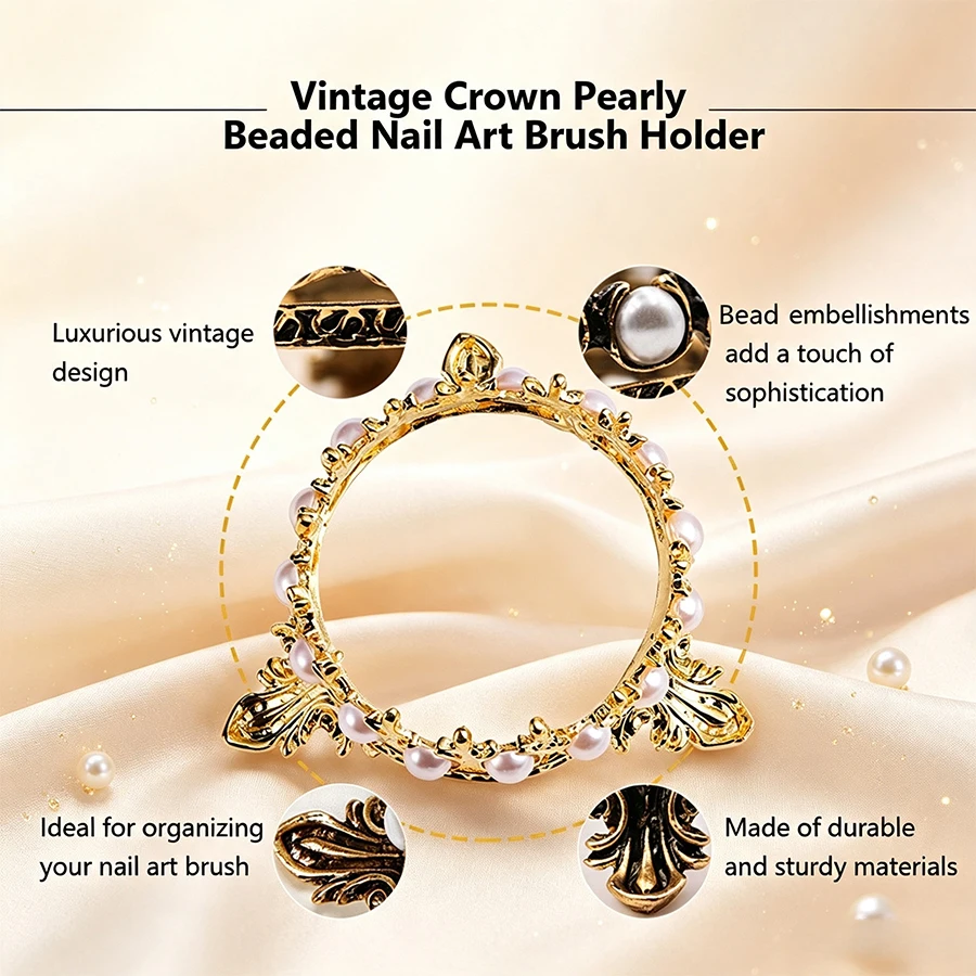 Soporte para pinceles de uñas  - Nail Art Vintage reseña y precio