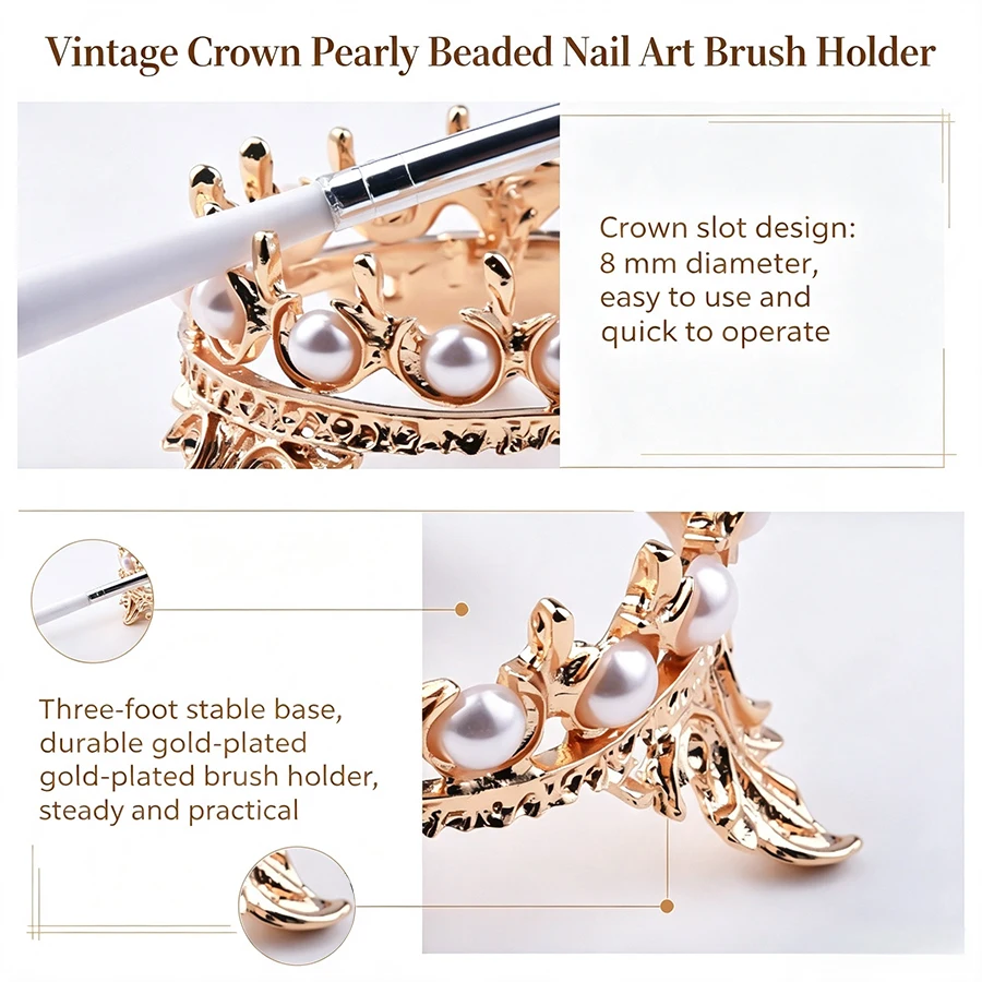 Soporte para pinceles de uñas  - Nail Art Vintage reseña y precio