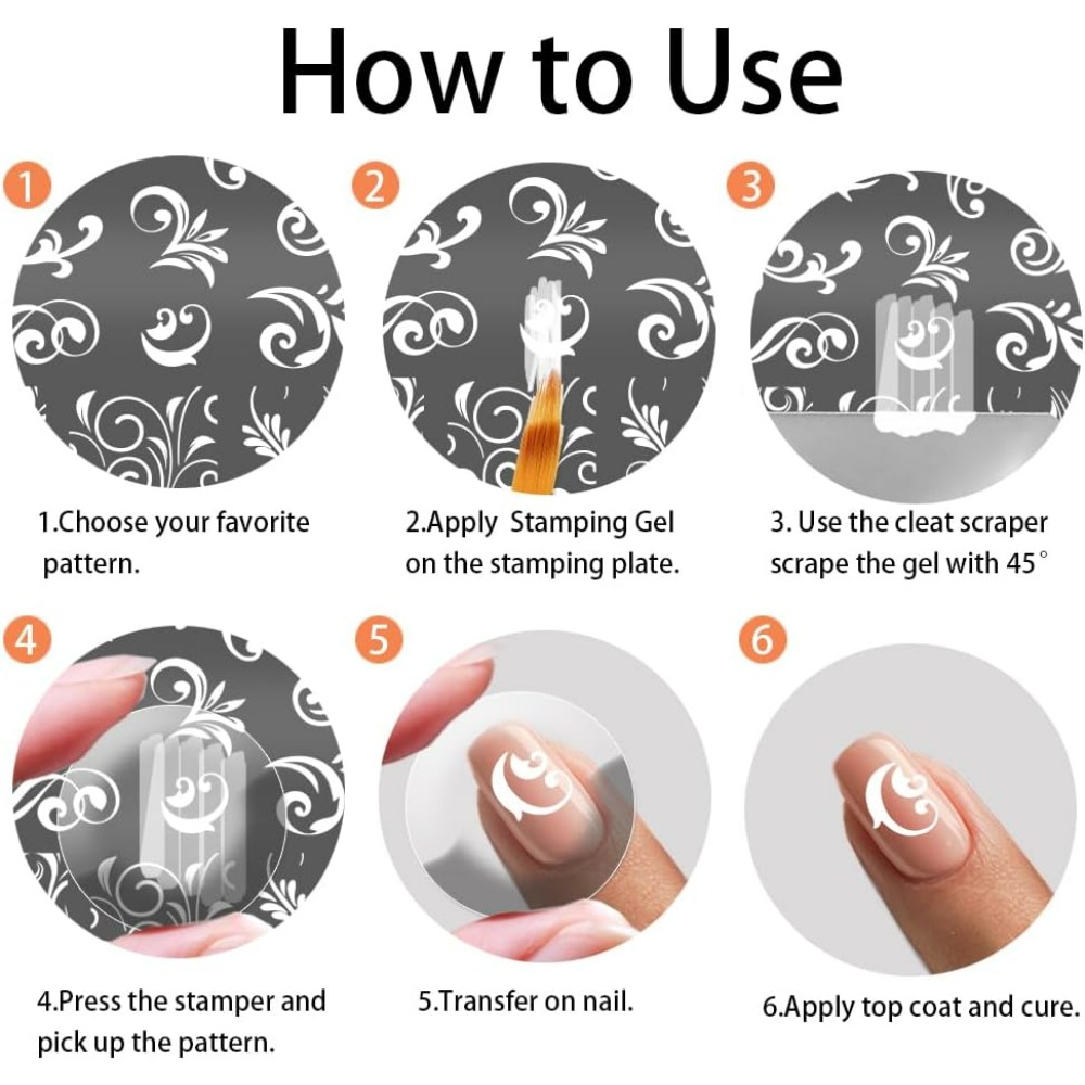 Plantillas para decoración de  - Nail Art Inspo reseña y precio