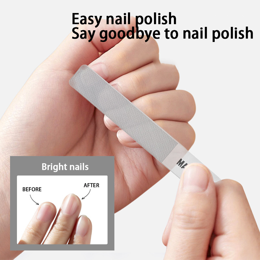 Lima de uñas de nanovidrio, es - Nail Art Glossy reseña y precio