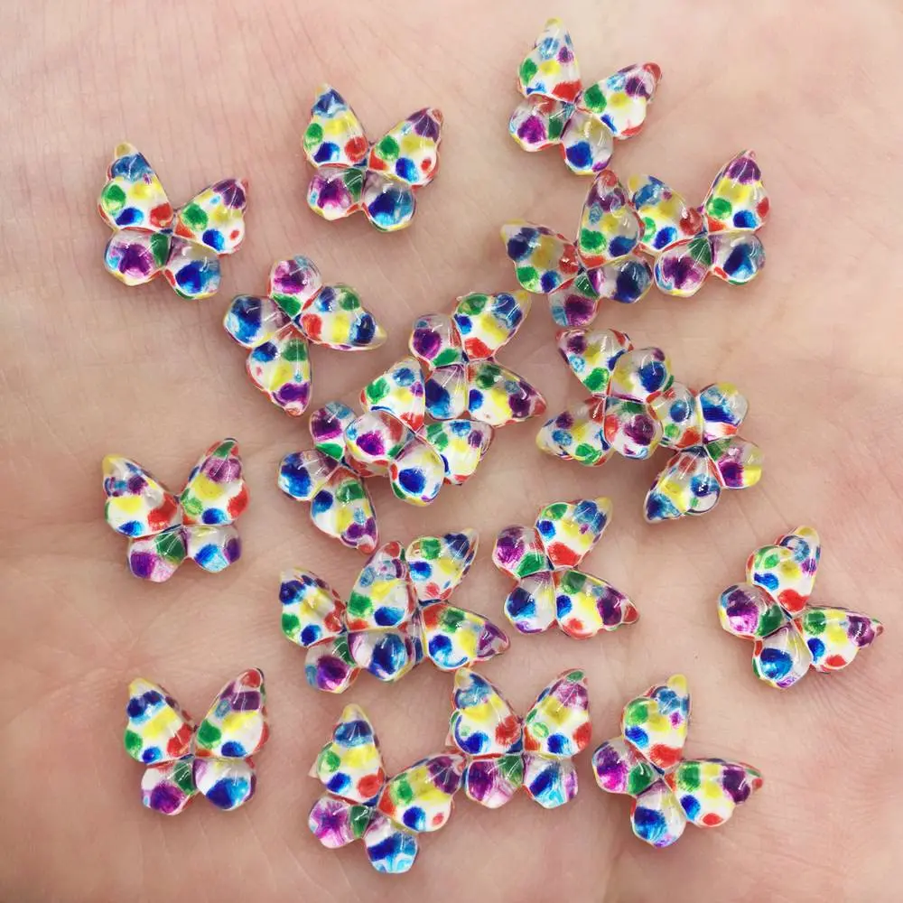 Mini mariposa Kawaii de 10mm c - Nail Art Glossy reseña y precio