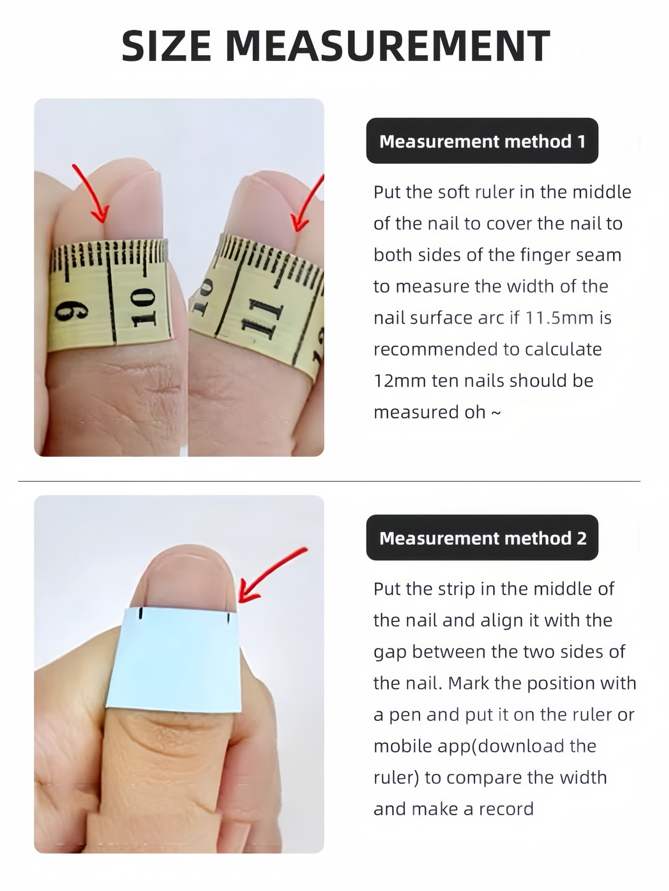 10 piezas de uñas postizas cor - Nail Art Inspo reseña y precio