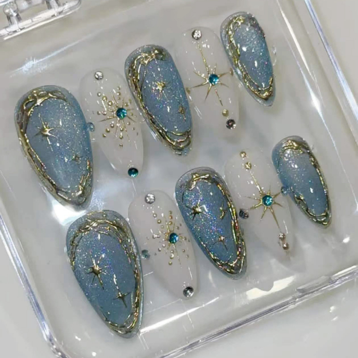 24 Uñas Postizas Adornadas con - Nail Art Inspo reseña y precio