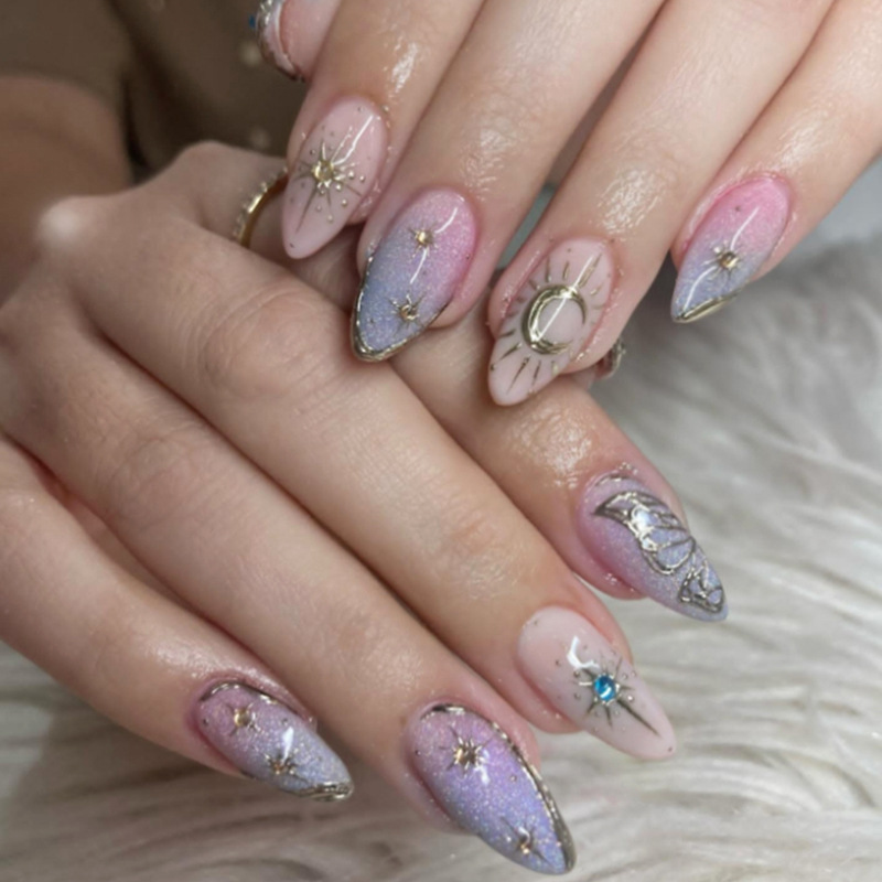 24 Uñas Postizas Adornadas con - Nail Art Inspo reseña y precio