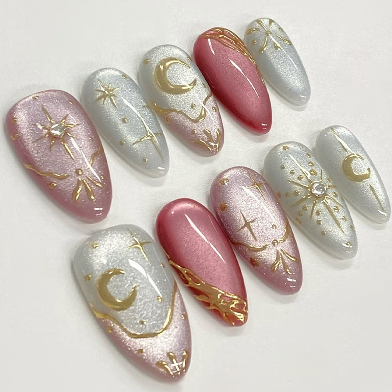 24 Uñas Postizas Adornadas con - Nail Art Inspo reseña y precio
