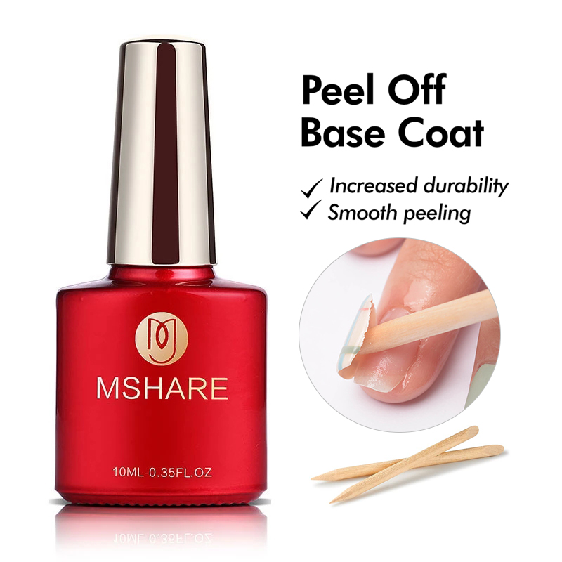 MSHARE Peel Off Base Coat Gel  - Peel Off Base Coat reseña y precio