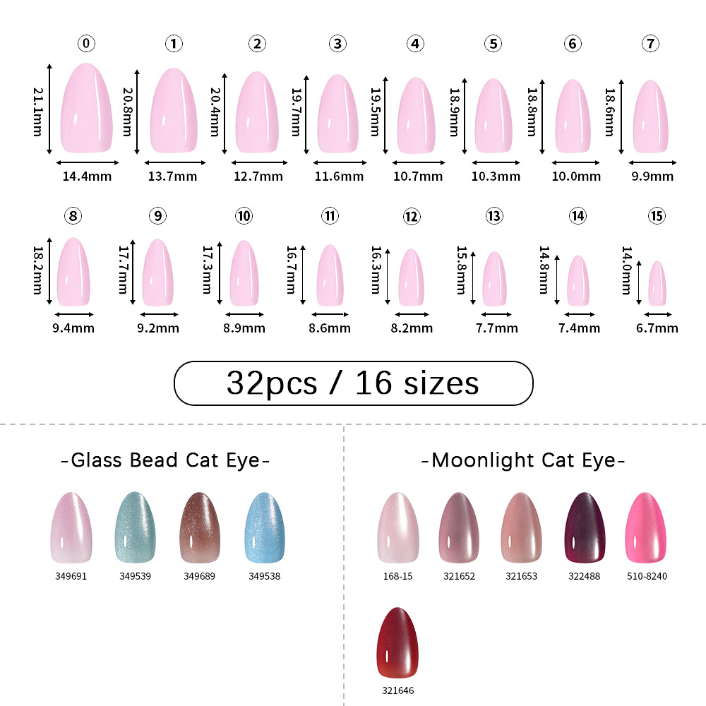 VITAGWX 32 Uñas Postizas Adhes - Nail Art Inspo reseña y precio