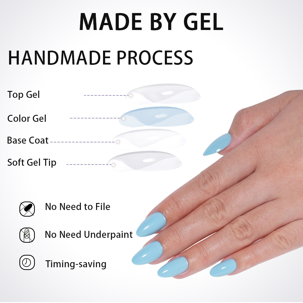VITAGWX 32 Uñas Postizas Adhes - Nail Art Inspo reseña y precio