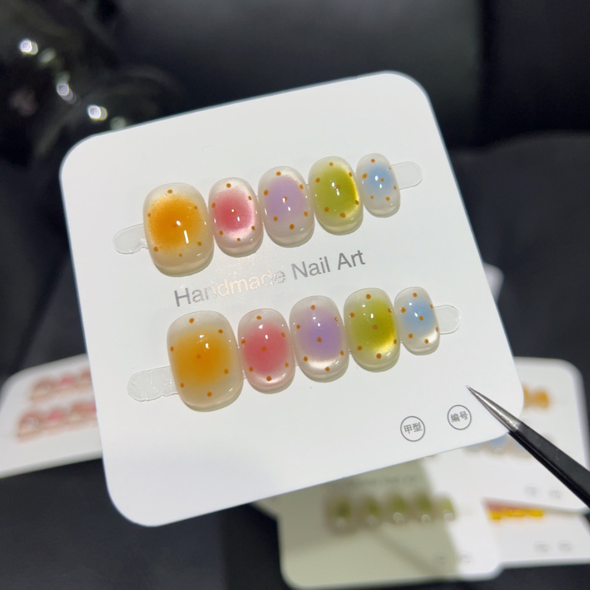 10 Uds. De uñas postizas redon - Nail Art Glossy reseña y precio