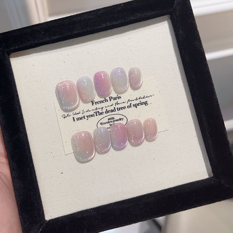 10 Uds. De uñas postizas redon - Nail Art Glossy reseña y precio