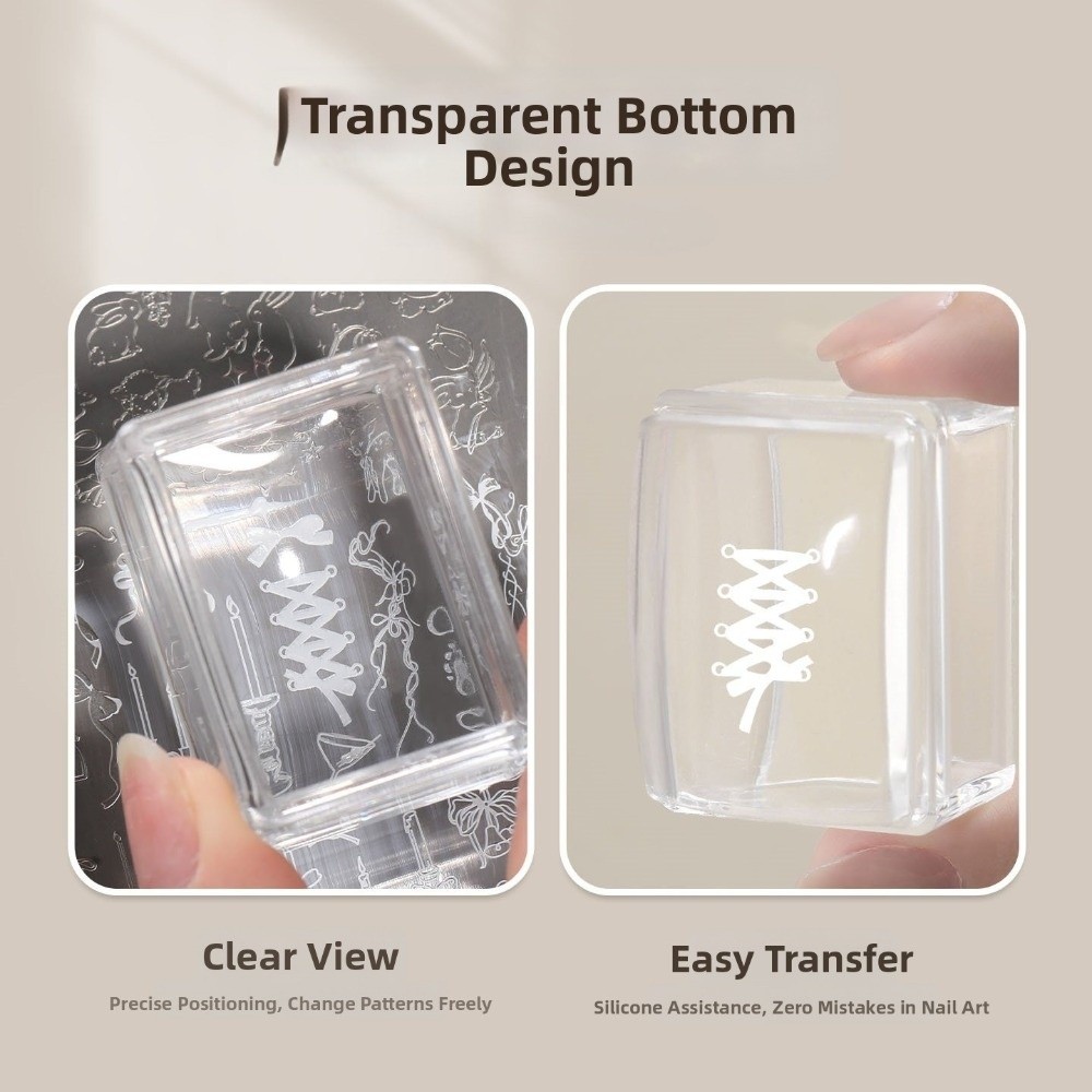 Nuevas Placas Transparentes pa - Nail Art Inspo reseña y precio