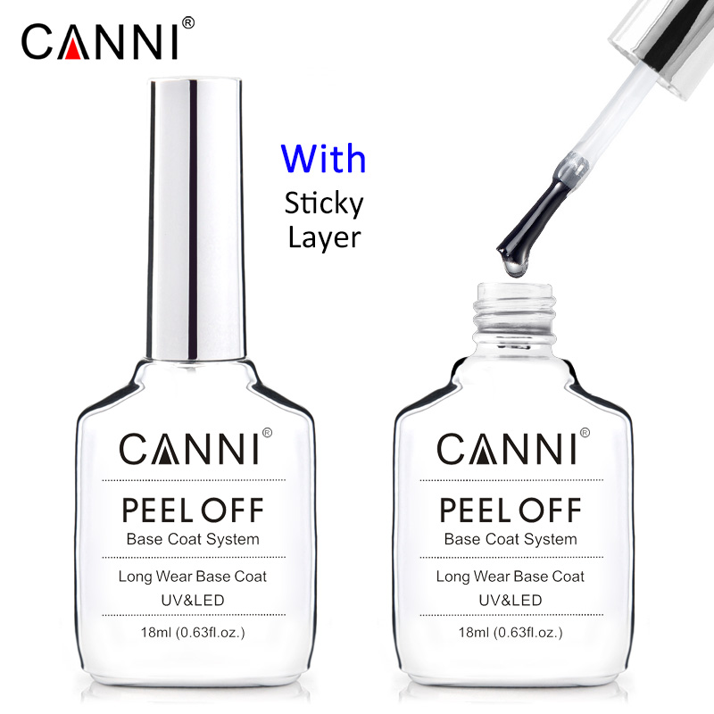 Canni 18ml de larga duración d - Peel Off Base Coat reseña y precio