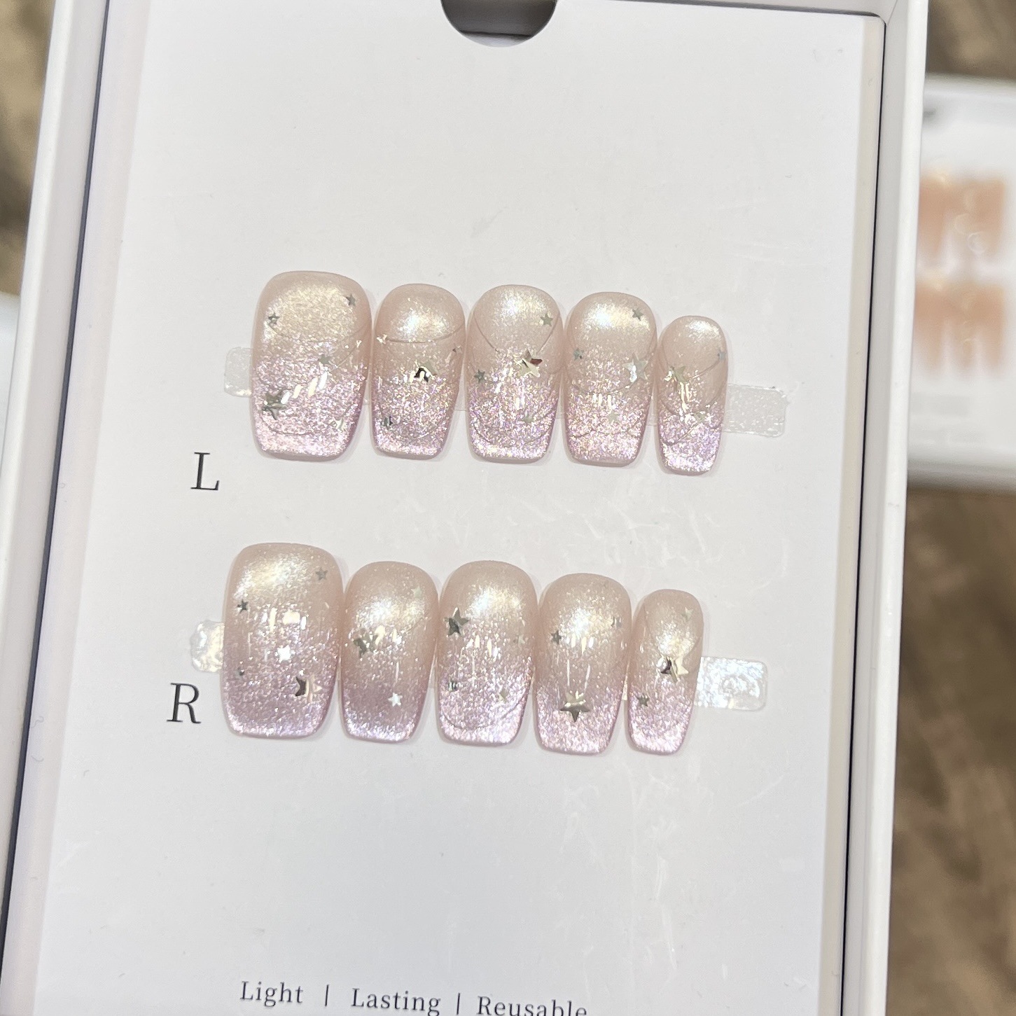 10 Uñas Postizas Francesas Azu - Nail Art Glossy reseña y precio