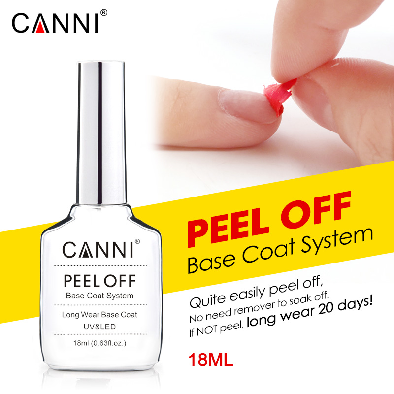 Canni 18ml diamante Nowipe cap - Peel Off Base Coat reseña y precio
