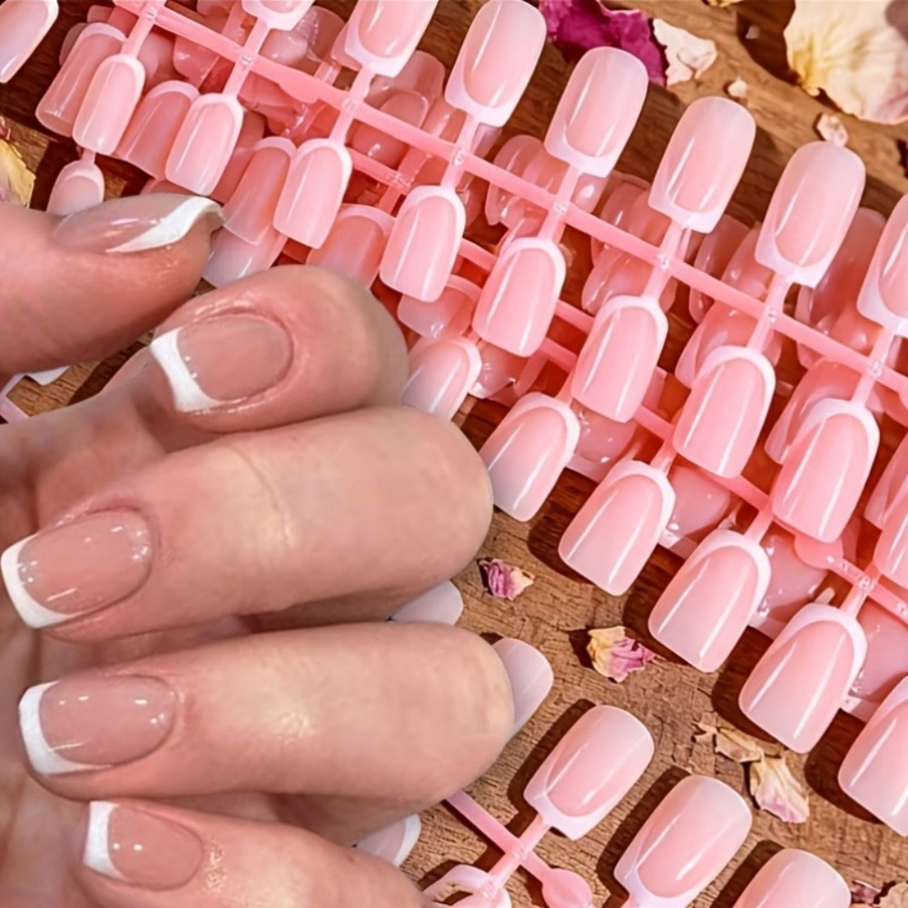 120 Uñas Postizas Cortas Cuadr - Nail Art Glossy reseña y precio
