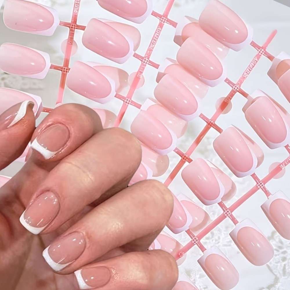 120 Uñas Postizas Cortas Cuadr - Nail Art Glossy reseña y precio