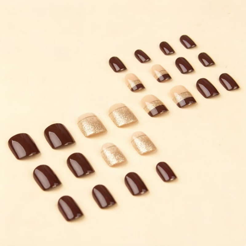 Uñas postizas cuadradas cortas - Nail Art Glossy reseña y precio