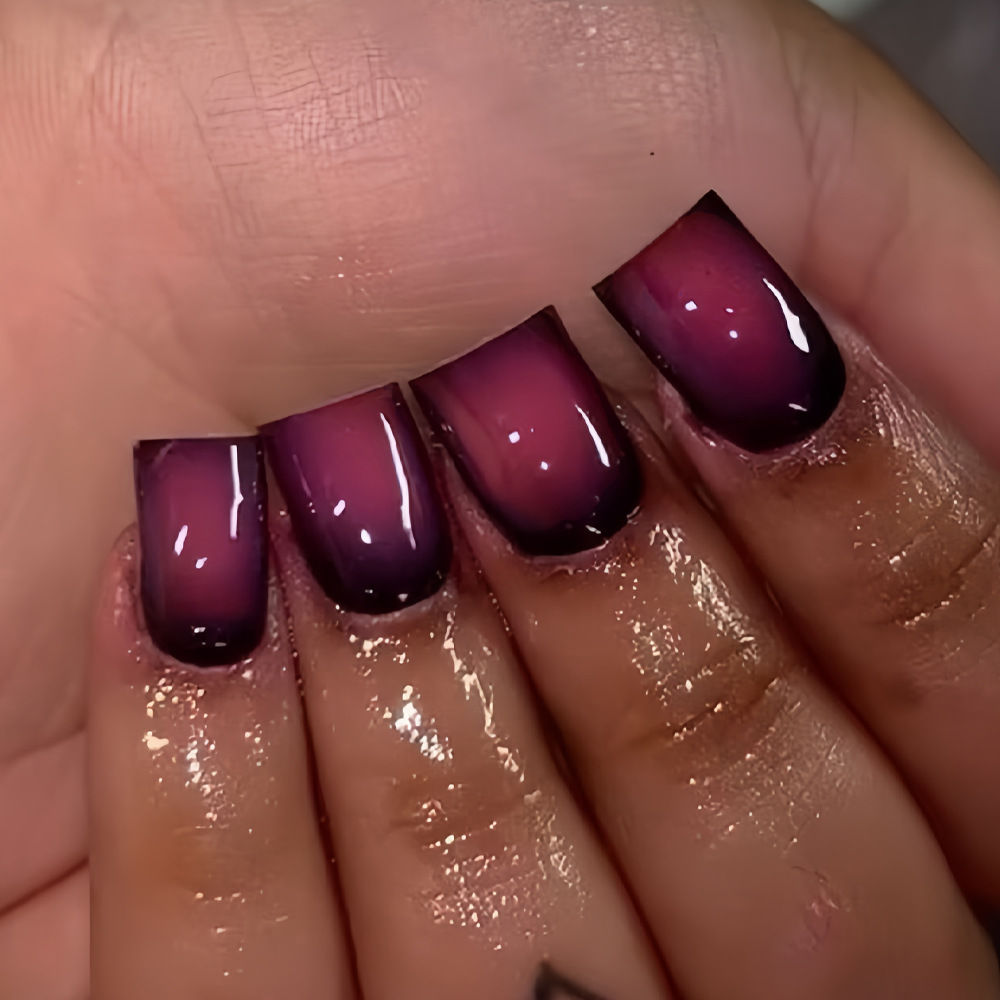 Uñas postizas cortas cuadradas - Nail Art Press On reseña y precio