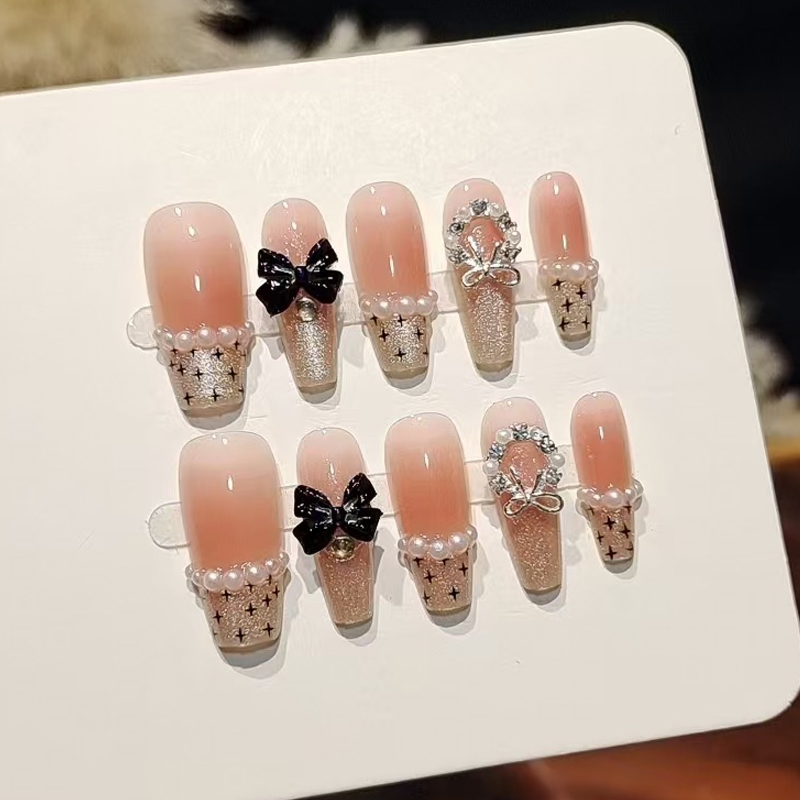 10 Uds. Uñas Postizas de Lujo  - Nail Art Press On reseña y precio