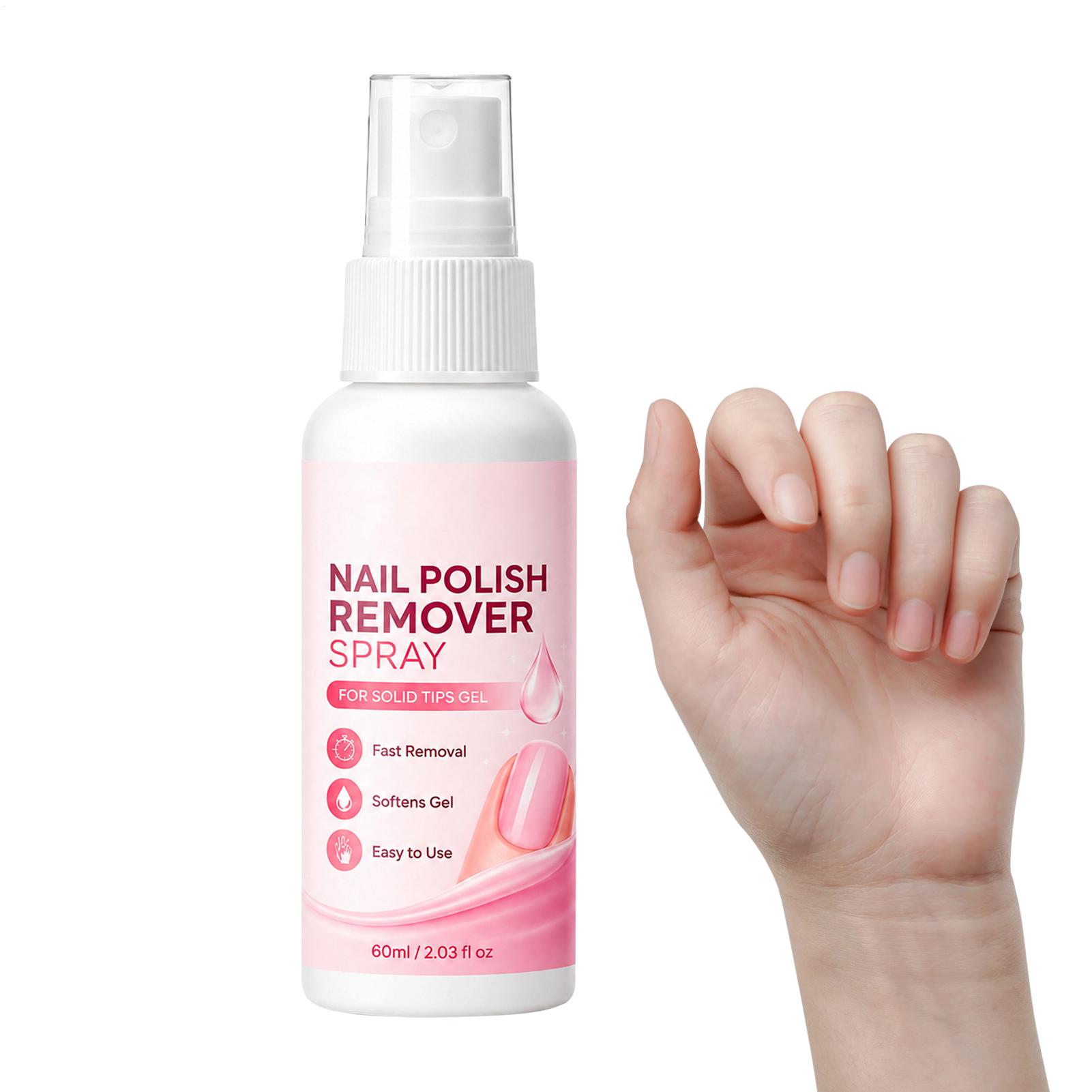 Spray removedor de uñas de 60m - Nail Art Press On reseña y precio