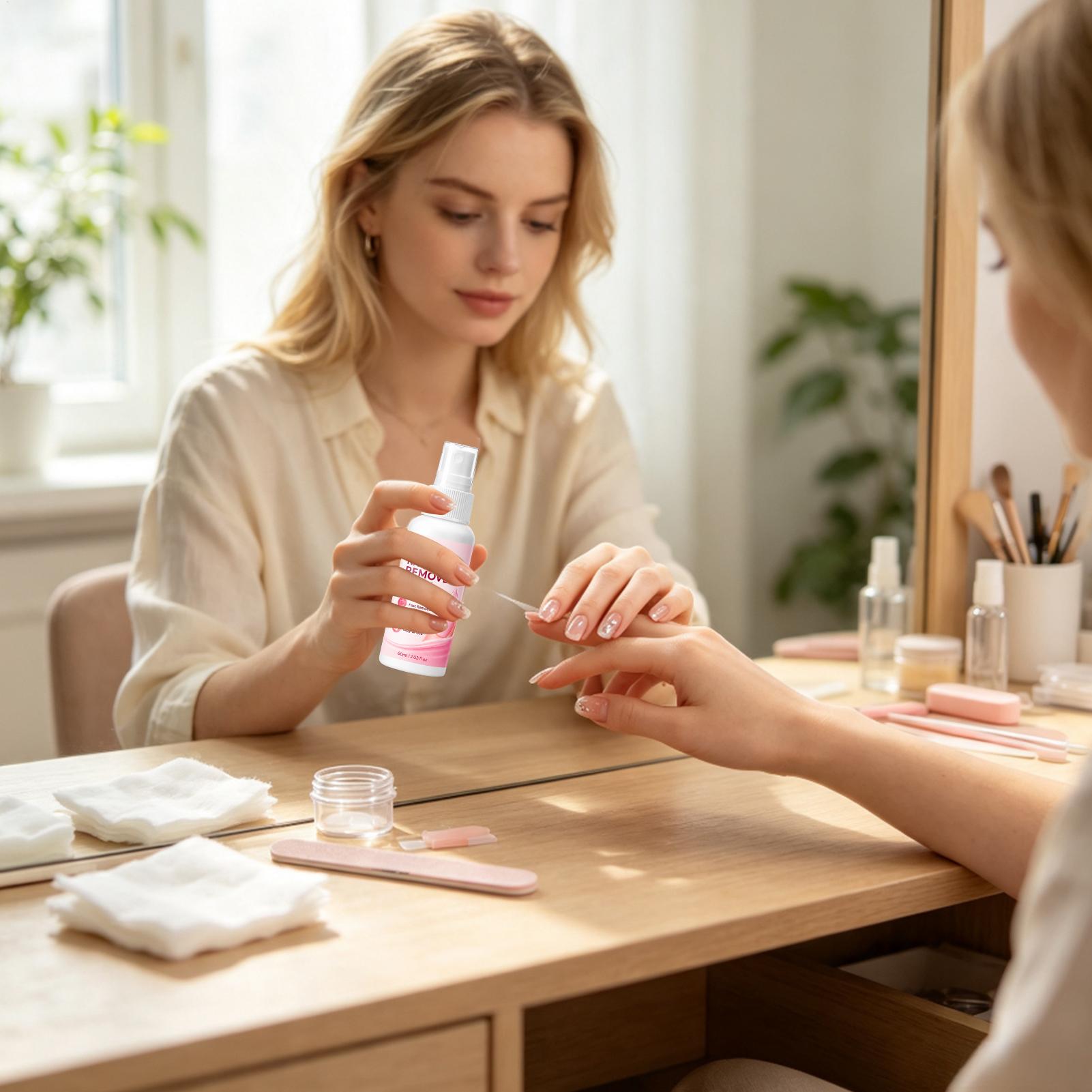 Spray removedor de uñas de 60m - Nail Art Press On reseña y precio