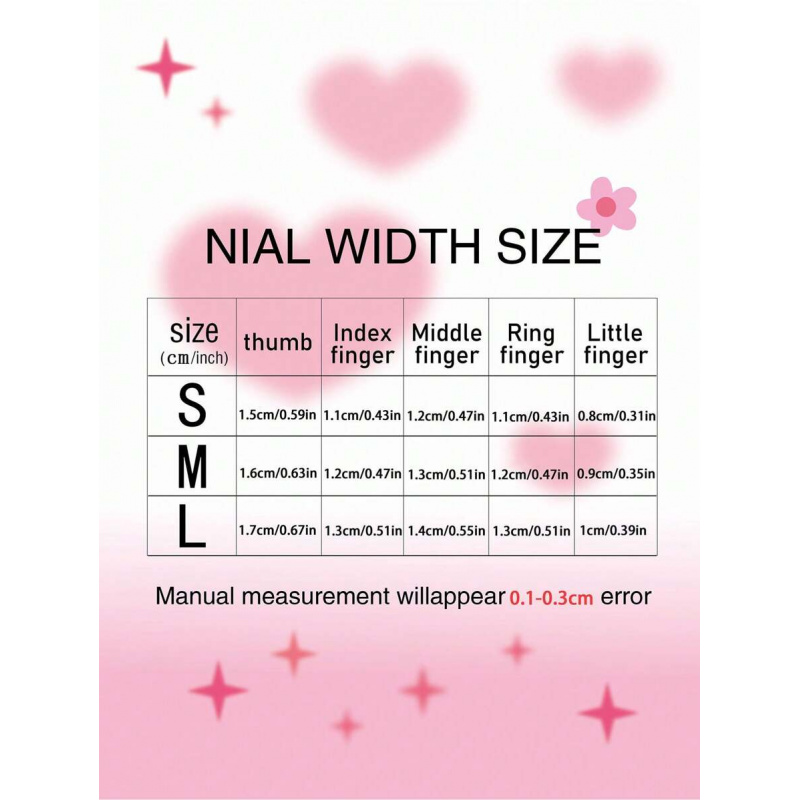 10 Uñas Postizas Francesas Neg - Nail Art Glossy reseña y precio
