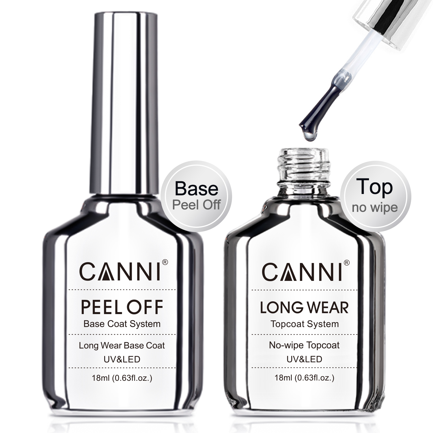 Canni TPO FREE HEMA FREE 18ml  - Peel Off Base Coat reseña y precio