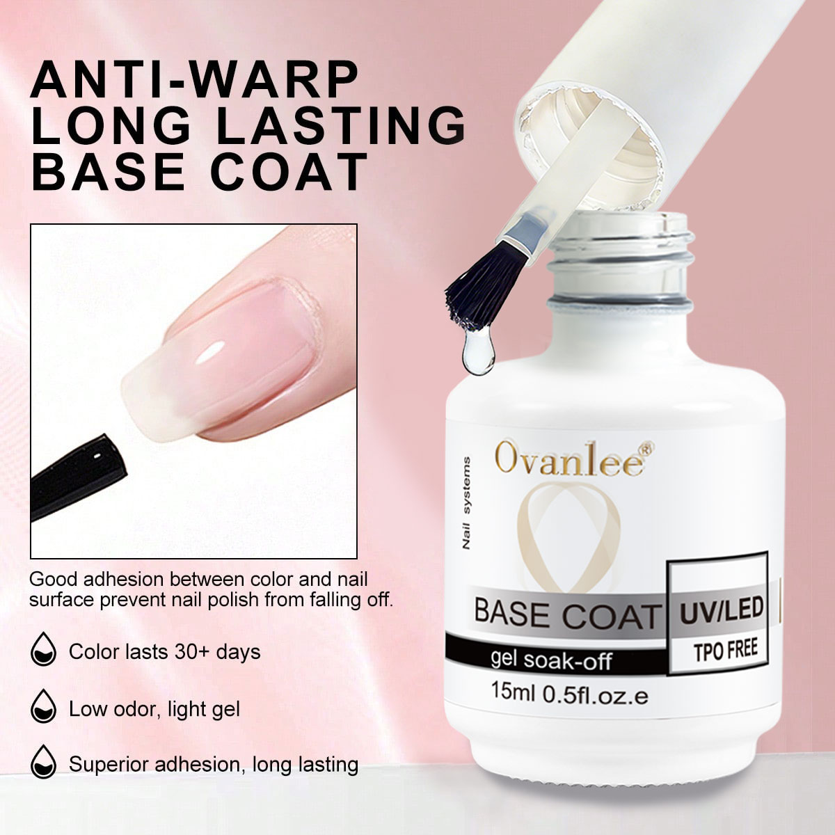 Set de Base y Top Coat para Ma - Nail Art Glossy reseña y precio