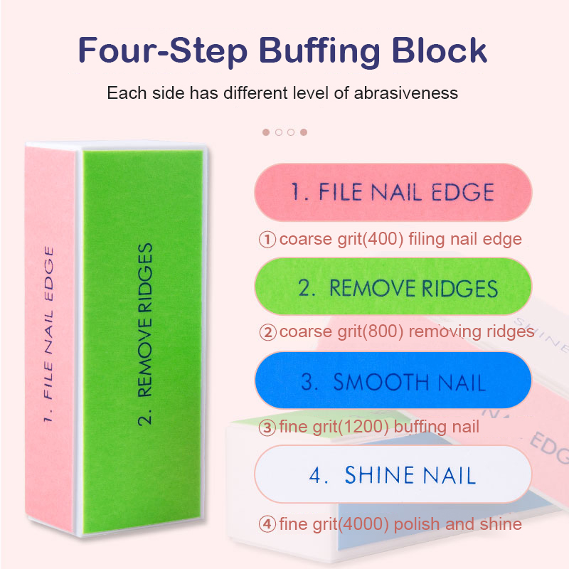 5/10 Uds bloque amortiguador d - Nail Art Glossy reseña y precio