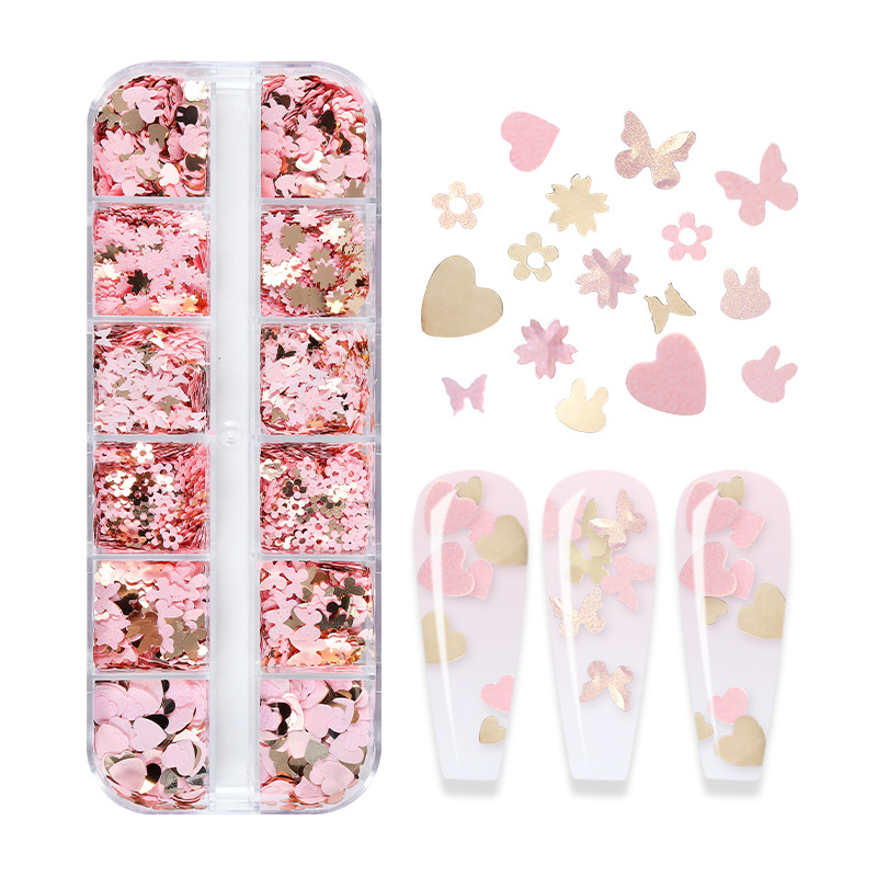 Mariposa fluorescente de color - Nail Art Glossy reseña y precio
