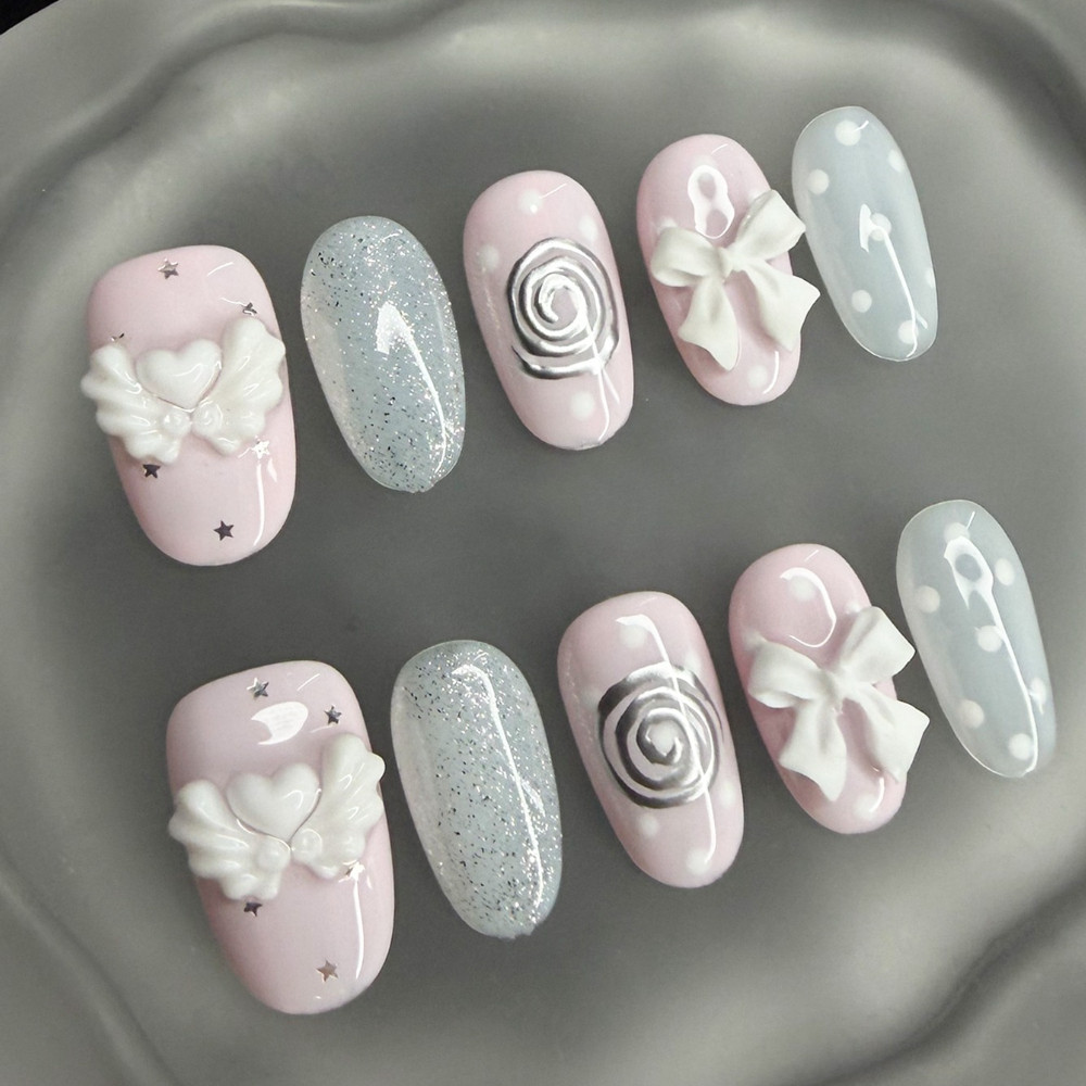 Uñas postizas coreanas vintage - Nail Art Vintage reseña y precio