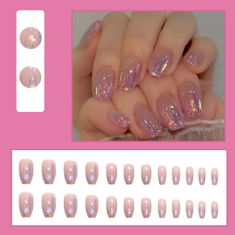 Uñas postizas cortas para muje - Nail Art Glossy reseña y precio