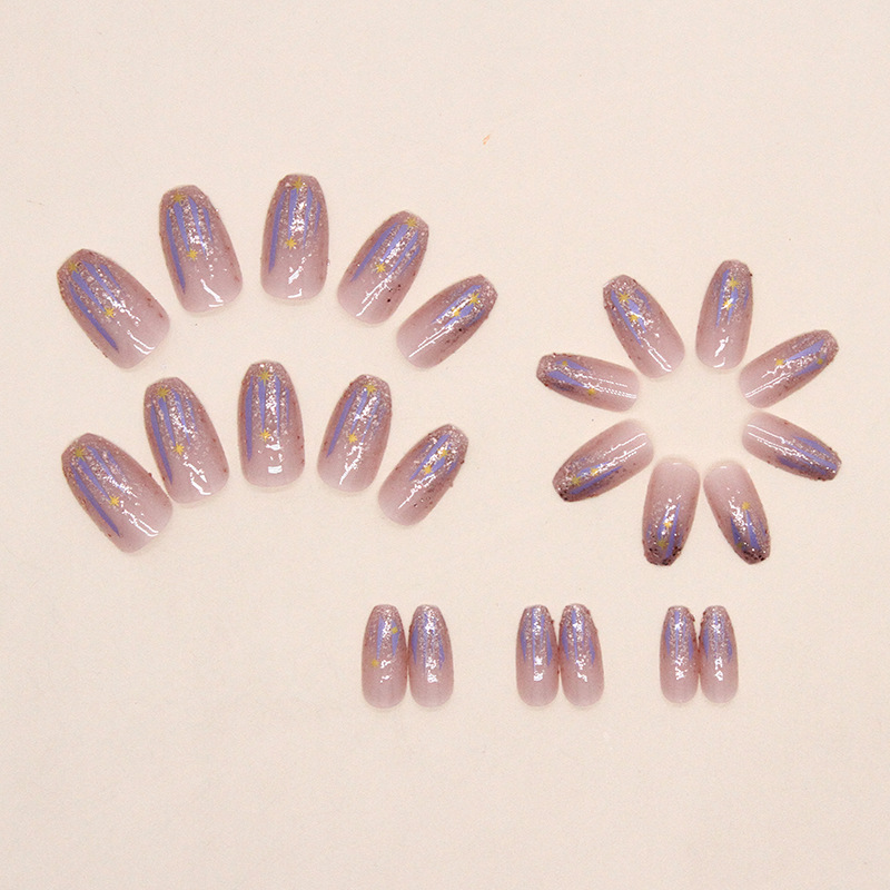 Uñas postizas cortas para muje - Nail Art Glossy reseña y precio