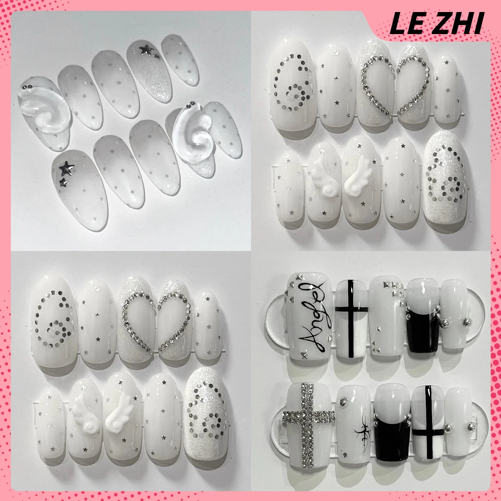 Y2K Retro alas estrellas brill - Nail Art Inspo reseña y precio