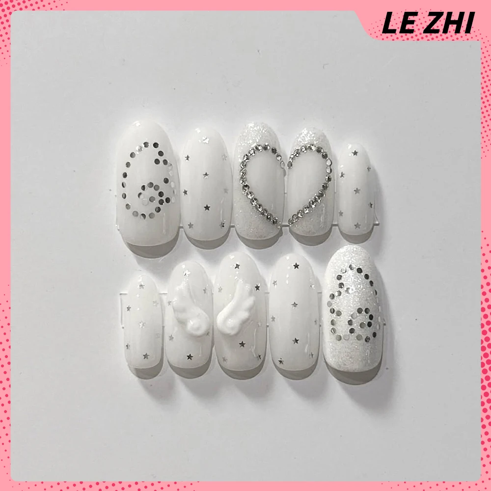 Y2K Retro alas estrellas brill - Nail Art Inspo reseña y precio