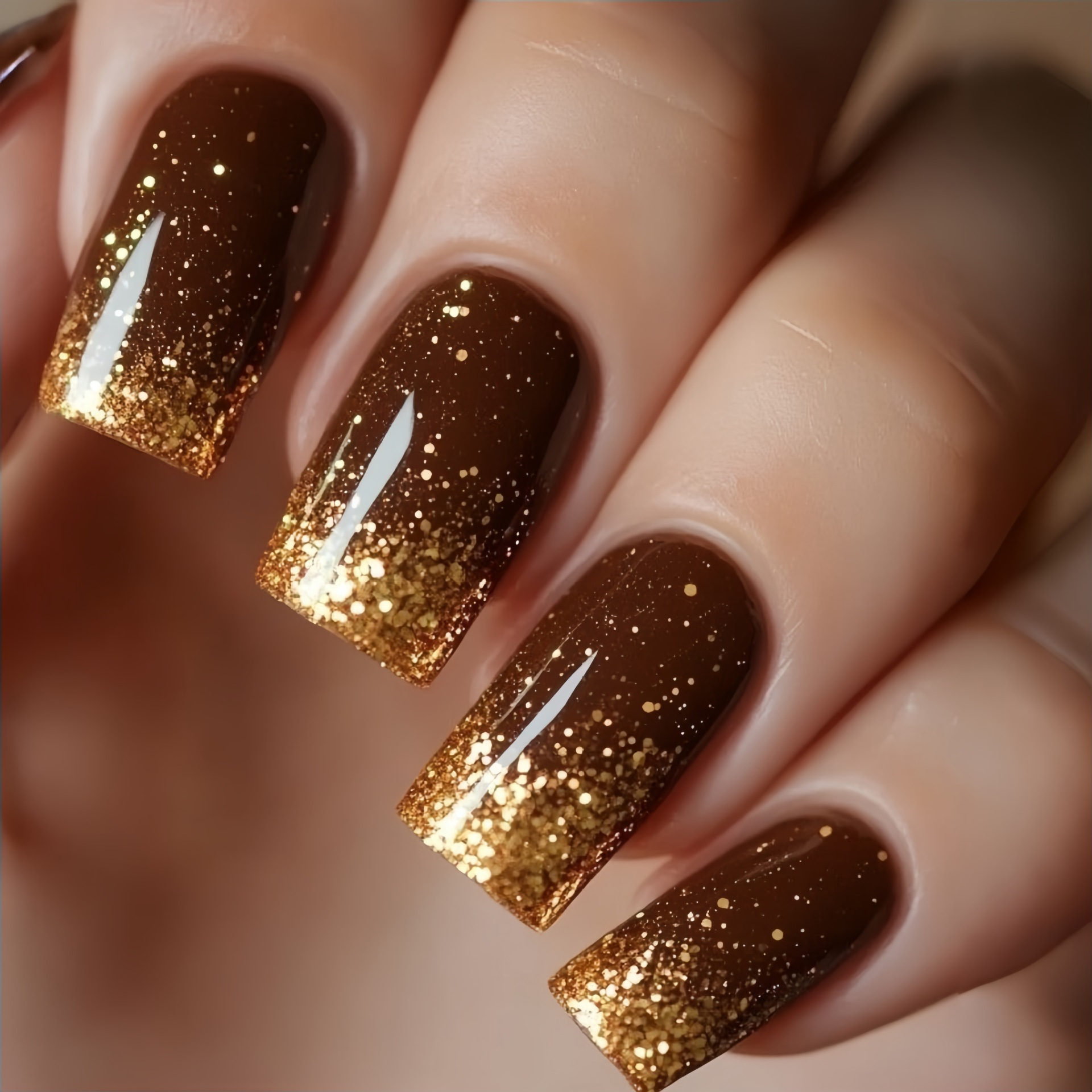 Uñas postizas medianas cortas, - Nail Art Press On reseña y precio