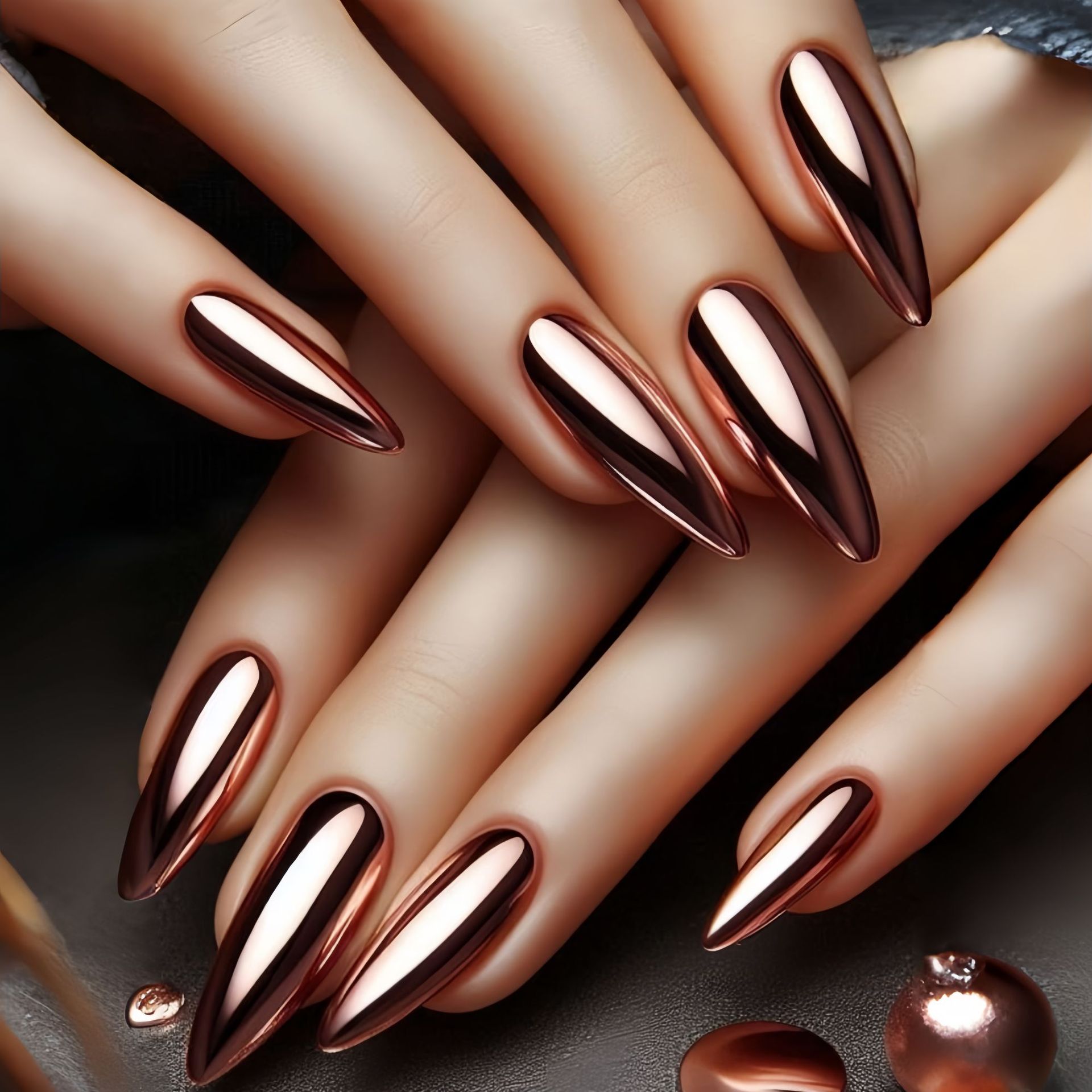 Uñas postizas medianas para mu - Nail Art Glossy reseña y precio